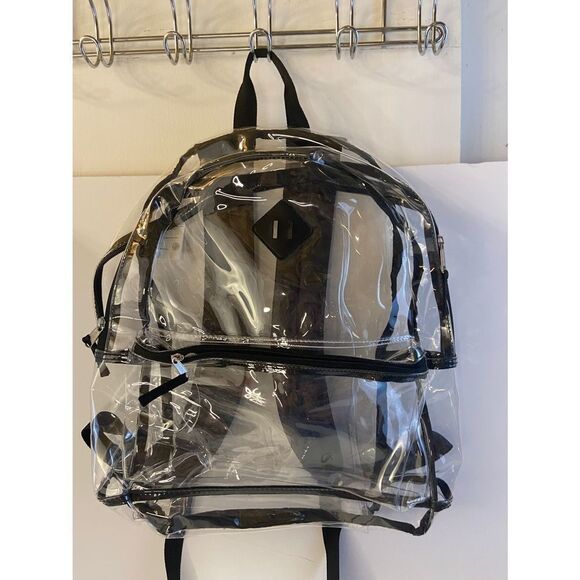 Clear black backpack 15x17” new concert bag - Picture 1 of 5